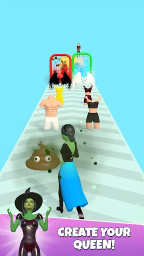 Gameplay screenshot 2 from Build A Queen - Casual game